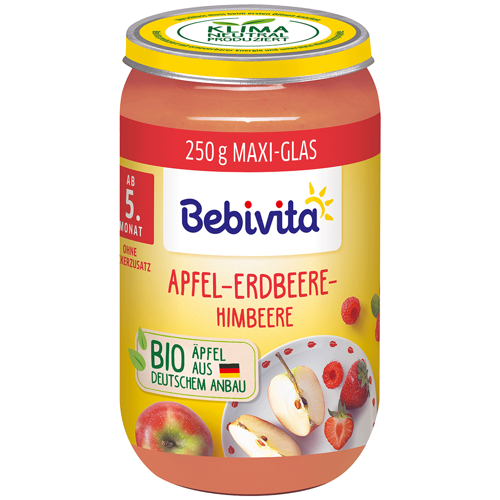 Bild: Bebivita Apfel Erdbeere Himbeere