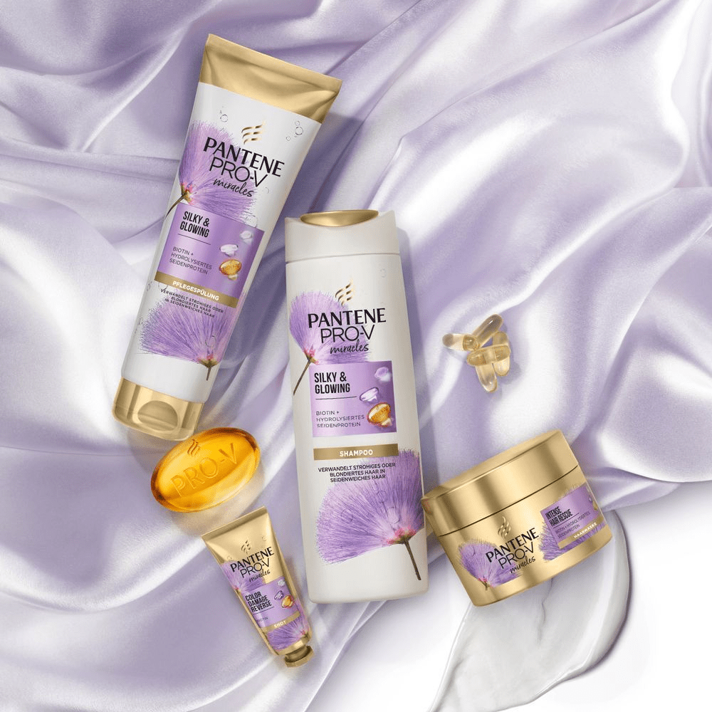 Bild: PANTENE PRO-V Pro-V Silky & Glowing Pflegespülung
