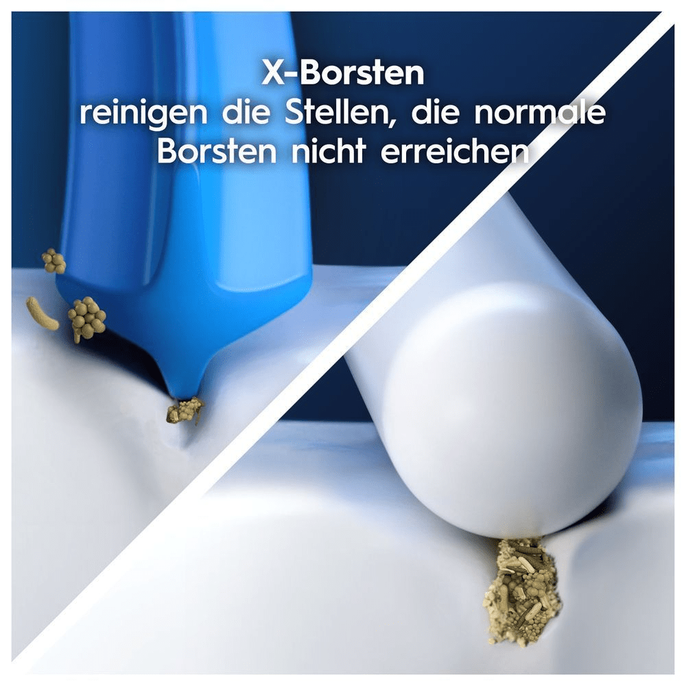 Bild: Oral-B Pro CrossAction Aufsteckbürsten, Weiß