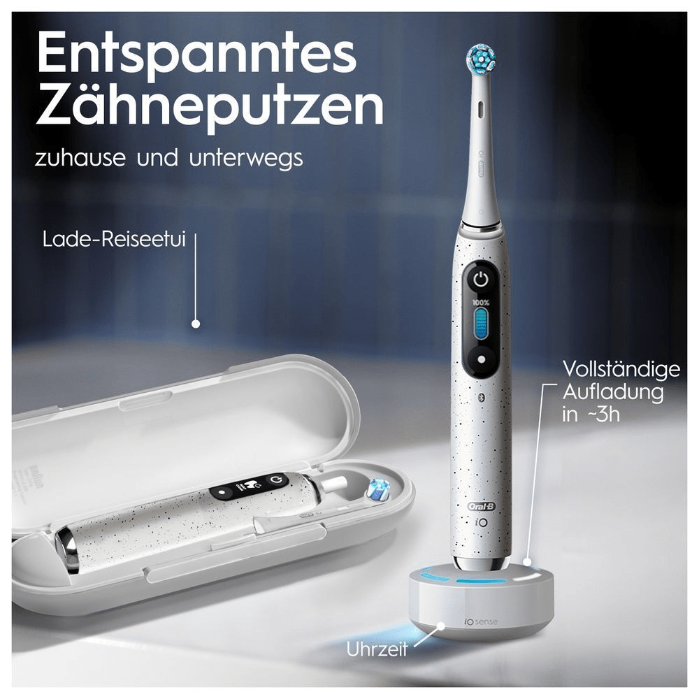 Bild: Oral-B iO Series 10 Elektrische Zahnbürste, Stardust White