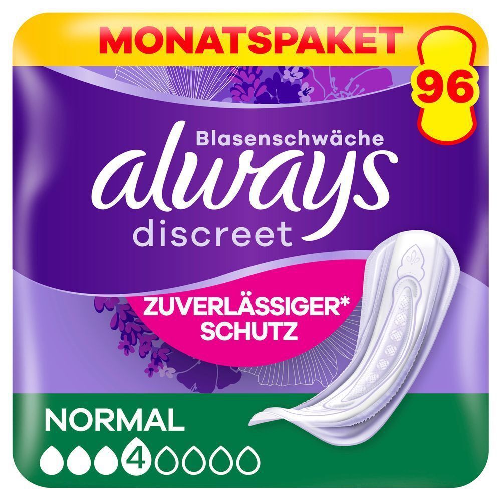 Bild: always Discreet Inkontinenzeinlagen Normal 