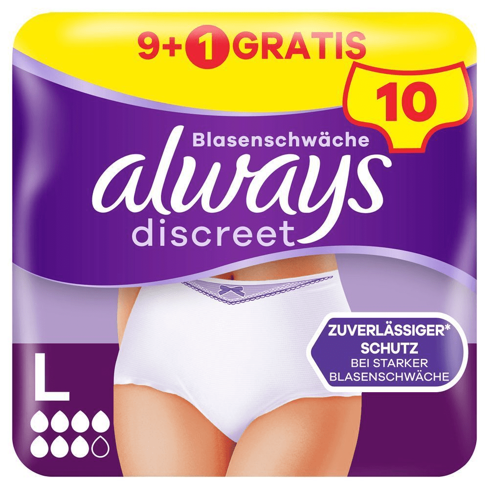 Bild: always Discreet Inkontinenz-Höschen