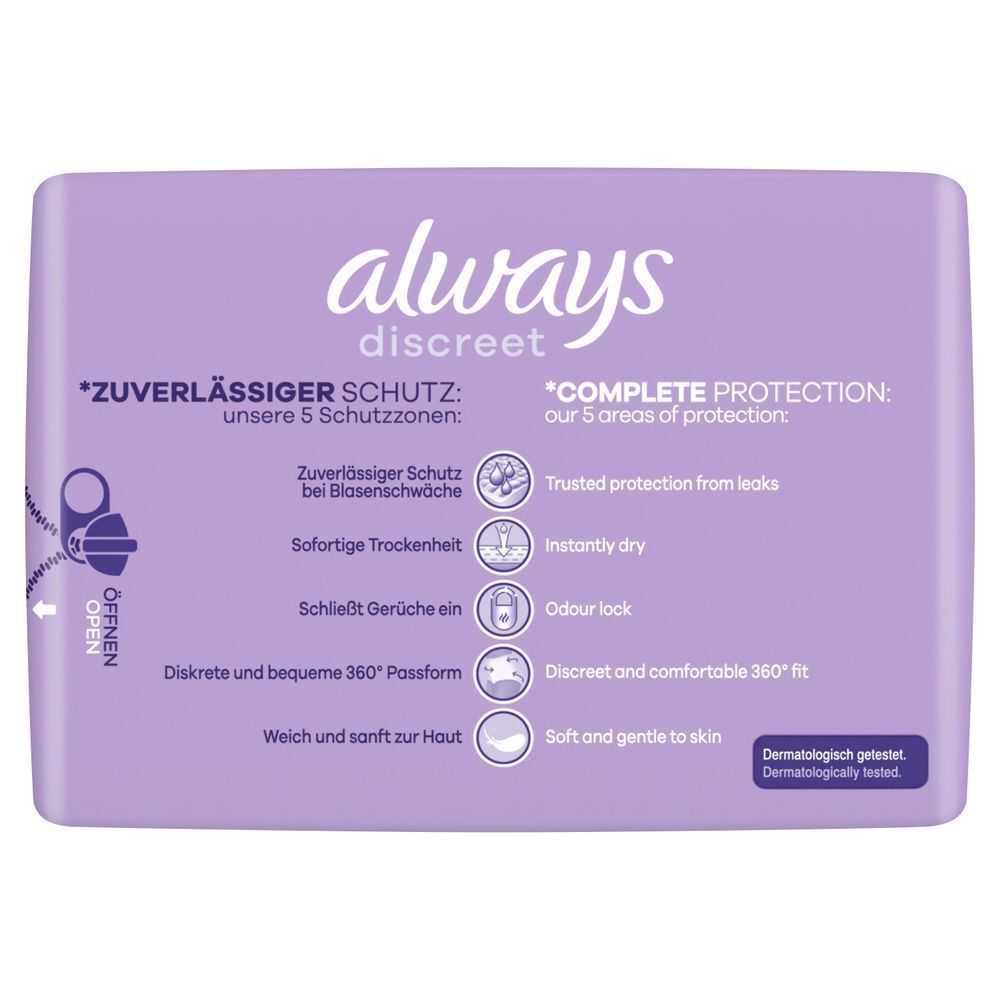 Bild: always Discreet Inkontinenz-Höschen