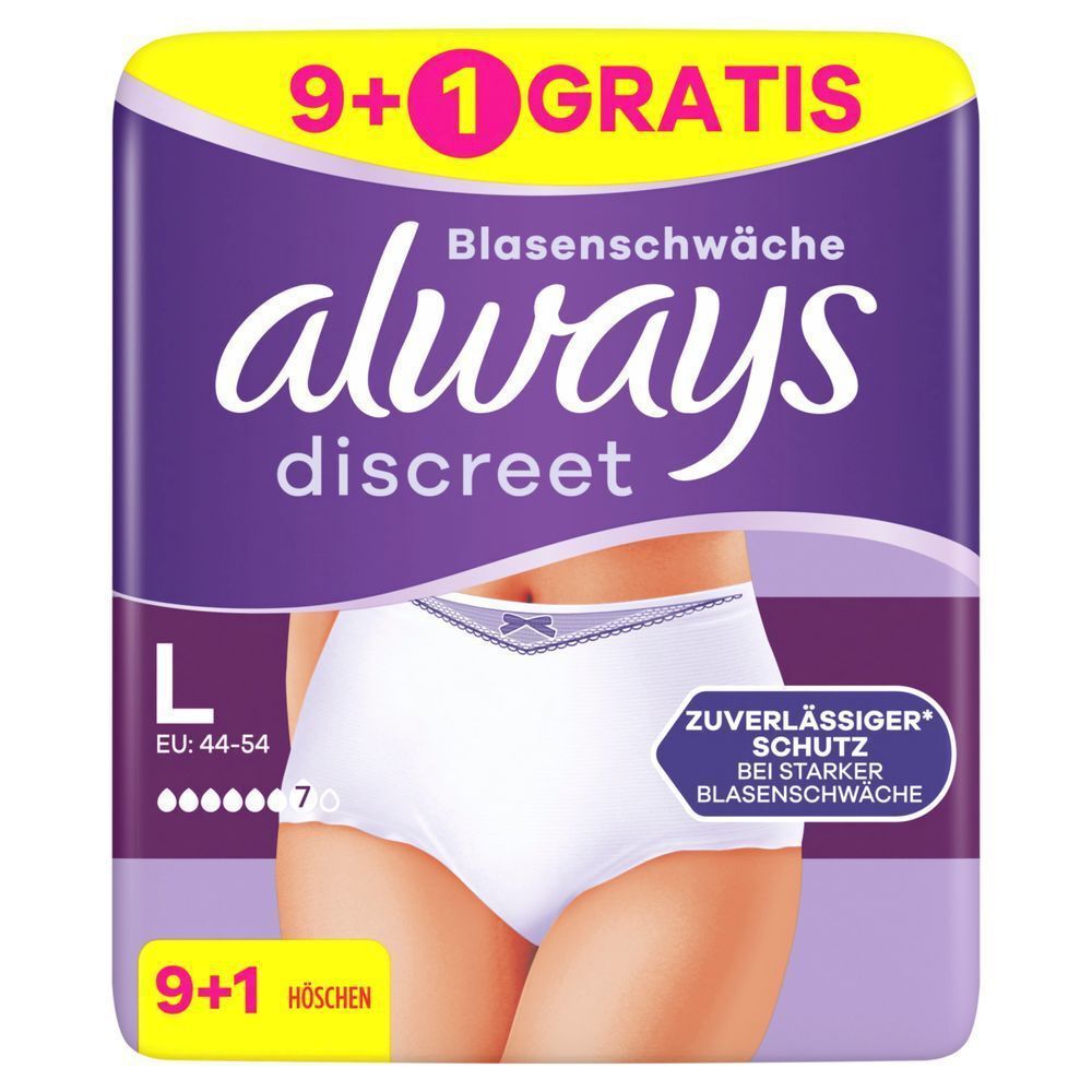 Bild: always Discreet Inkontinenz-Höschen