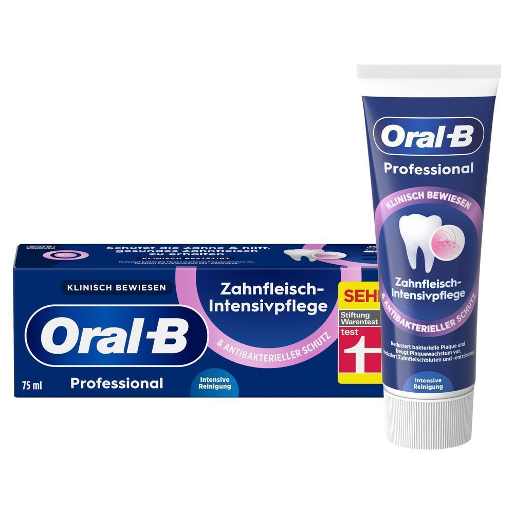 Bild: Oral-B Professional Zahnfleisch-Intensivpflege & Antibakterieller Schutz Zahncreme
