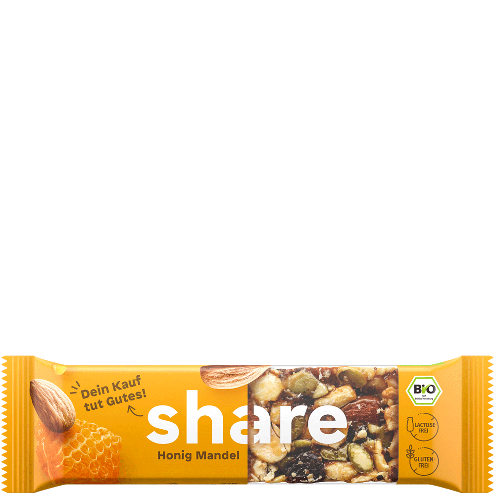 Bild: share Riegel Honig Mandel