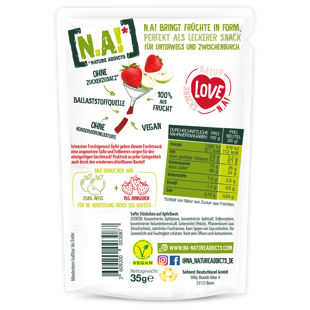 Bild: N.A.! Frucht Snack Erdbeere
