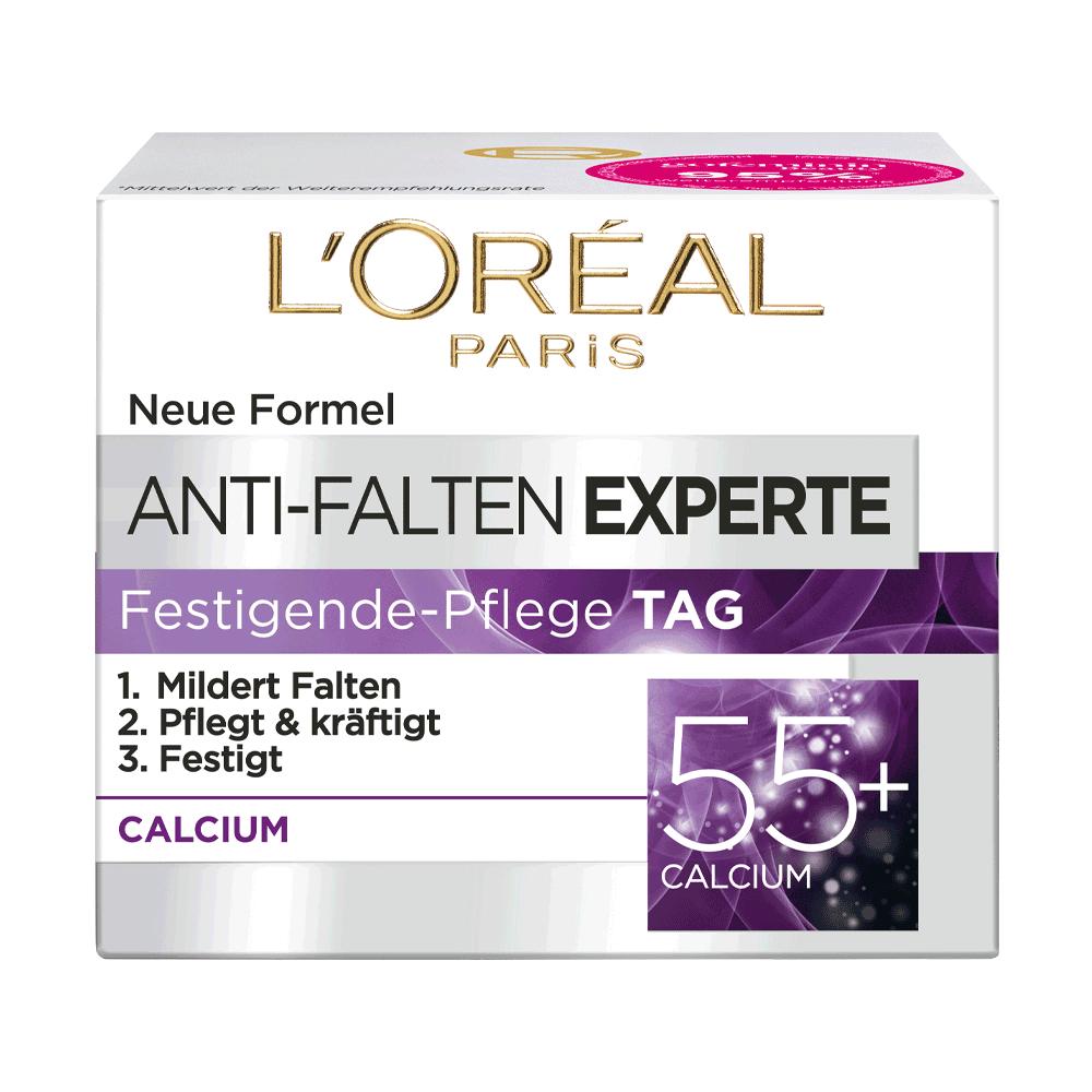 Bild: L'ORÉAL PARIS Anti Falten Experte 55+ Tagespflege