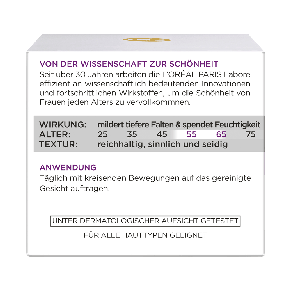 Bild: L'ORÉAL PARIS Anti Falten Experte 55+ Tagespflege
