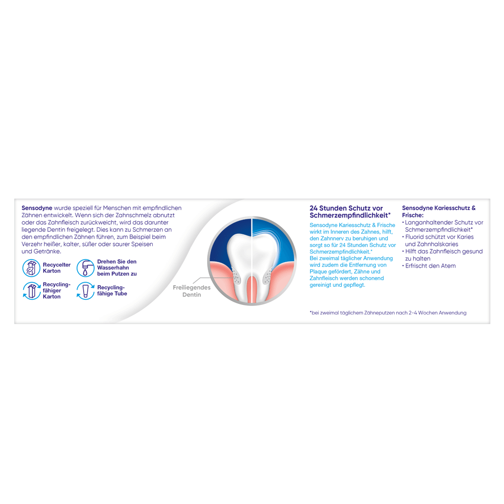 Bild: SENSODYNE Zahnpasta Multi Care Kariesschutz & Frische