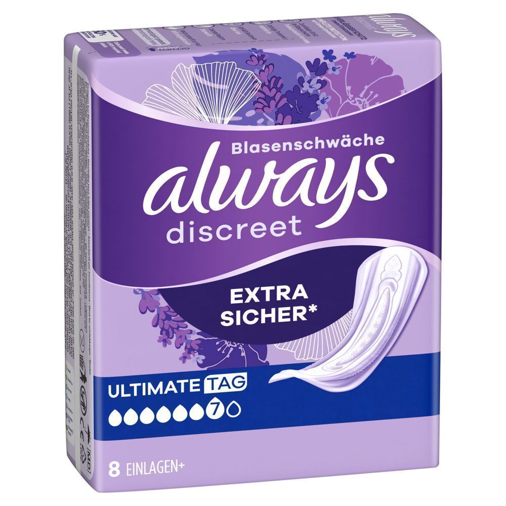Bild: always Discreet Inkontinenzeinlagen Ultimate Tag