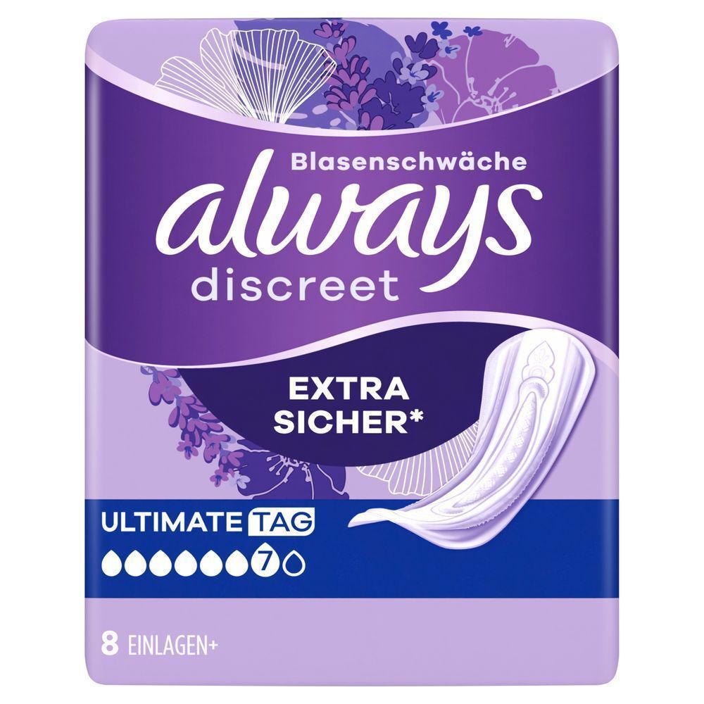 Bild: always Discreet Inkontinenzeinlagen Ultimate Tag