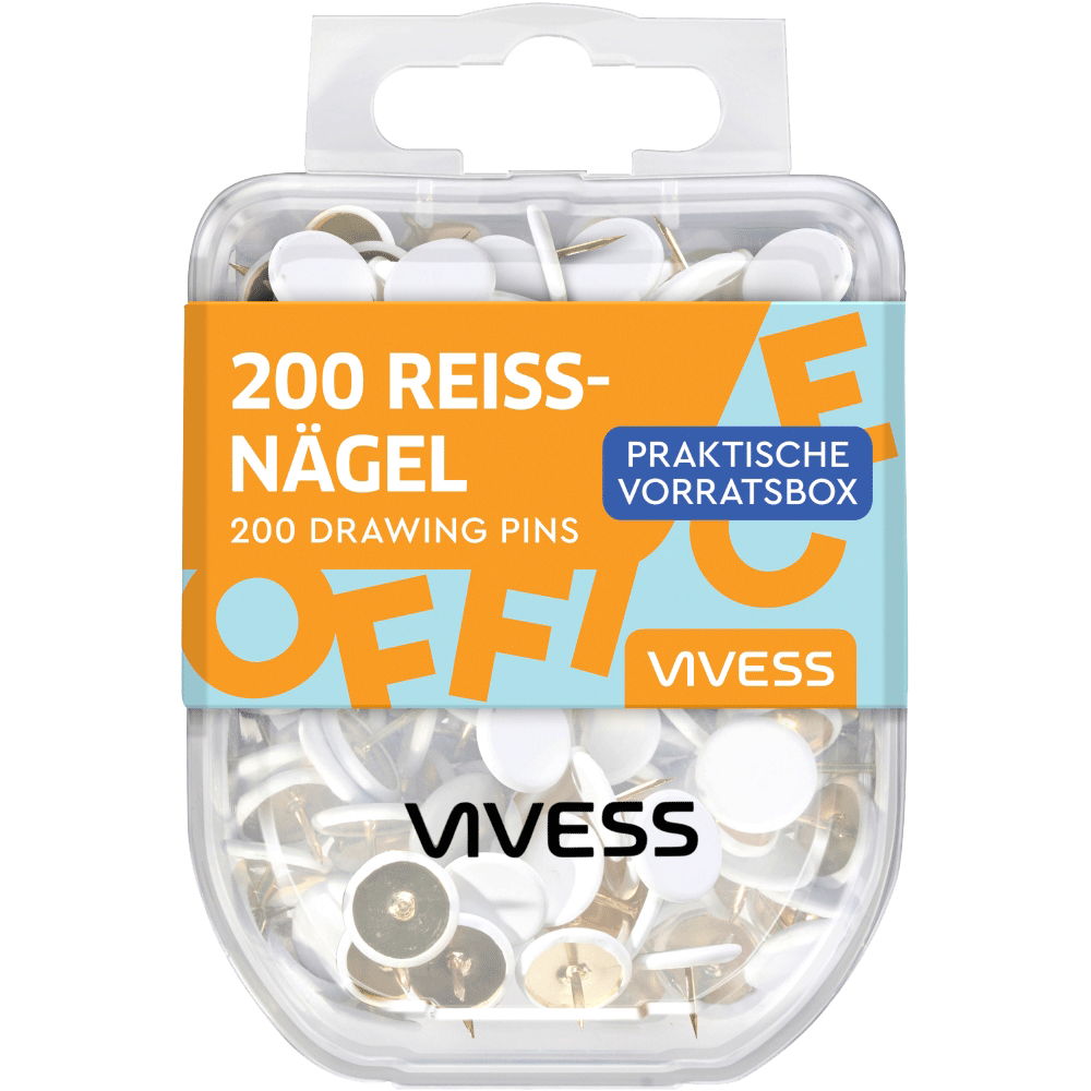 Bild: Vivess Reißnägel weiß 