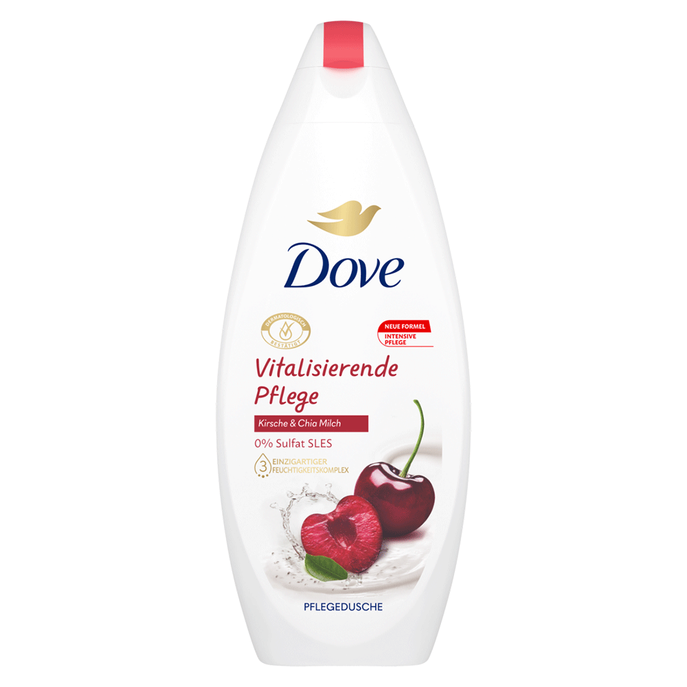 Bild: Dove Pflegedusche Vitalisierende Pflege Kirsche