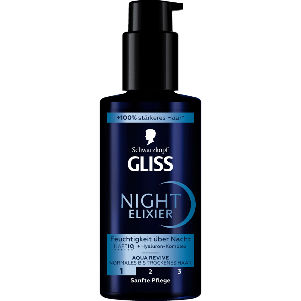 Bild: Schwarzkopf GLISS Night Elixier Aqua Revive
