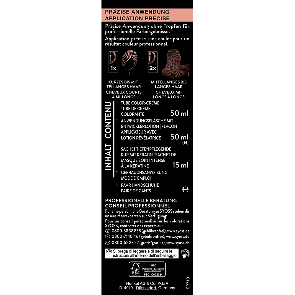 Bild: syoss Permanente Coloration Natürliches Mittelblond