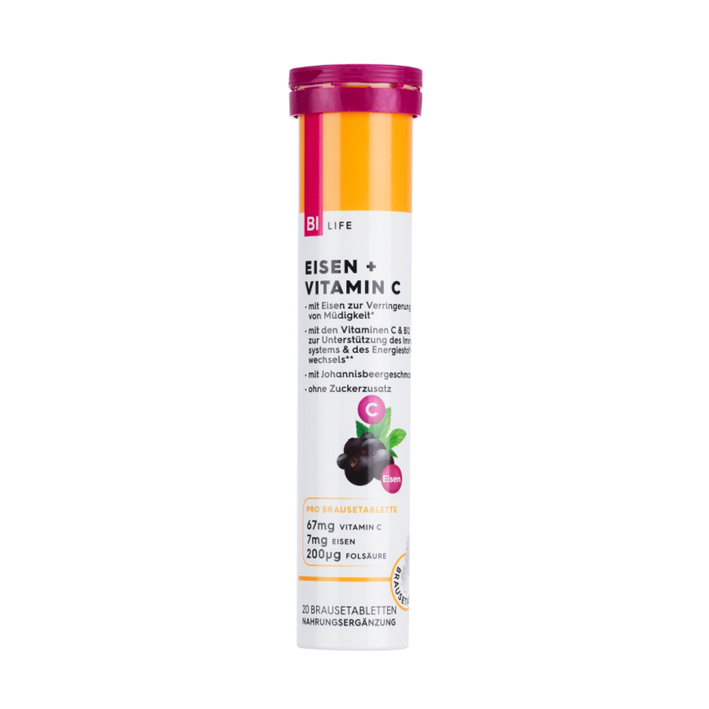 Bild: BI LIFE Eisen + C Brausetabletten