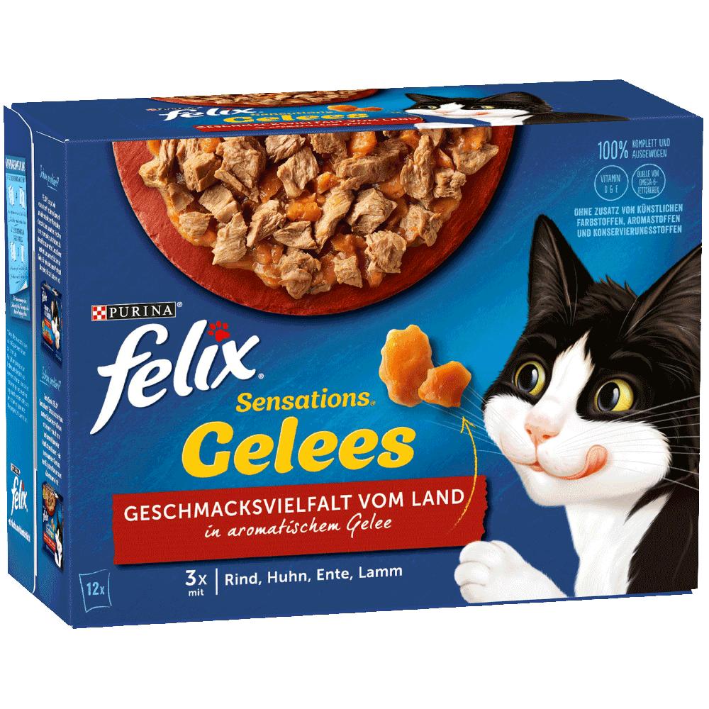 Bild: Felix Sensations Fleisch/Gelee 12er