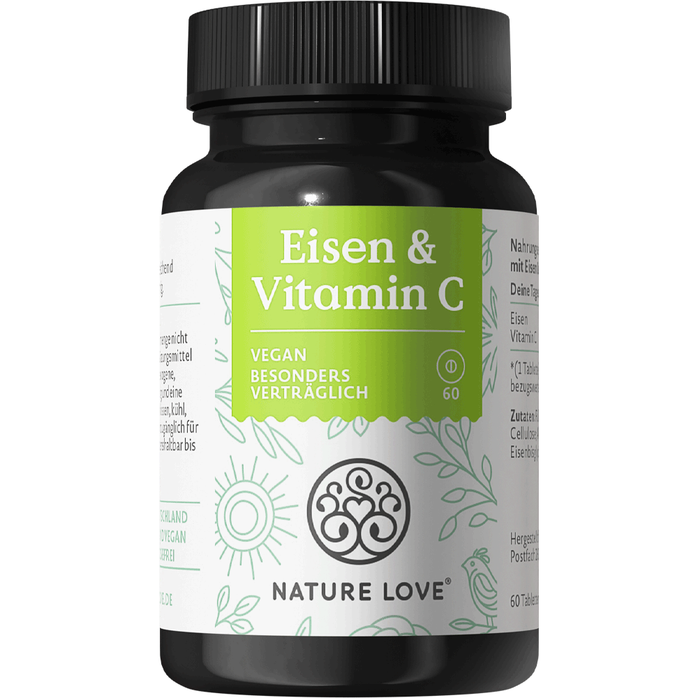Bild: NATURE LOVE Eisen & Vitamin C