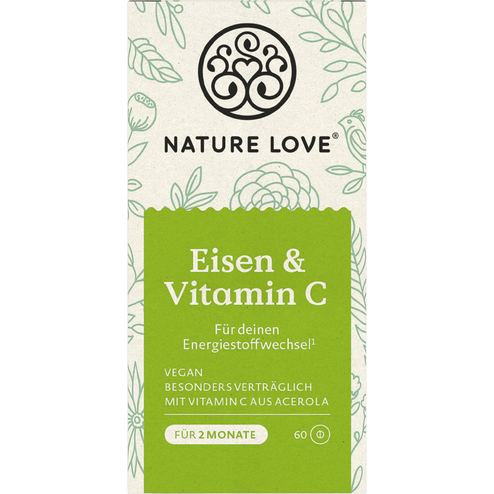 Bild: NATURE LOVE Eisen & Vitamin C