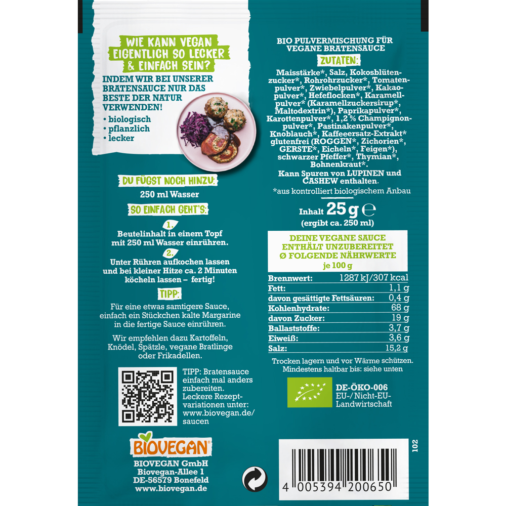 Bild: Biovegan Meine Vegane Bratensauce