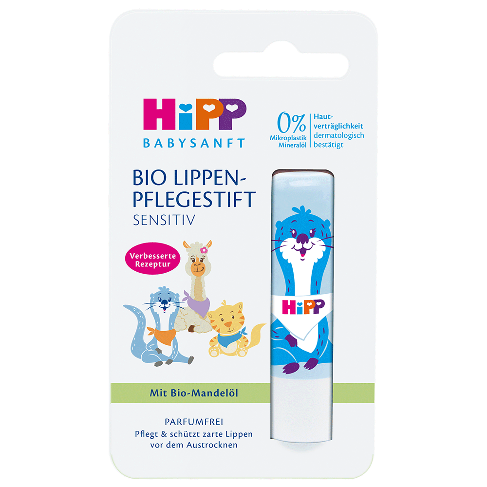 Bild: HiPP Babysanft Bio Lippen Pflegestift Sensitiv