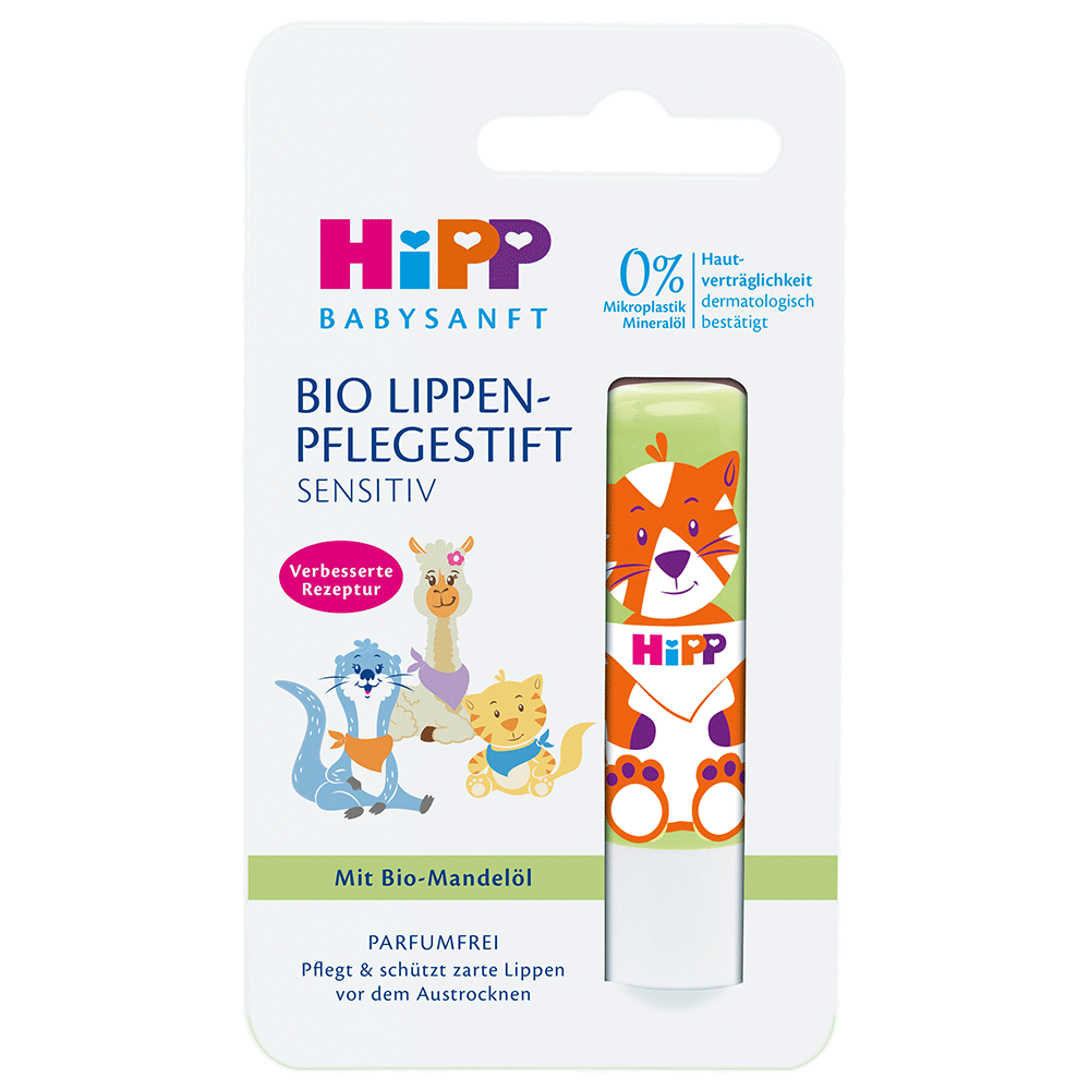 Bild: HiPP Babysanft Bio Lippen Pflegestift Sensitiv