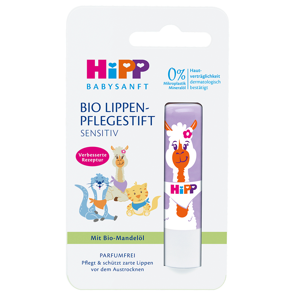 Bild: HiPP Babysanft Bio Lippen Pflegestift Sensitiv