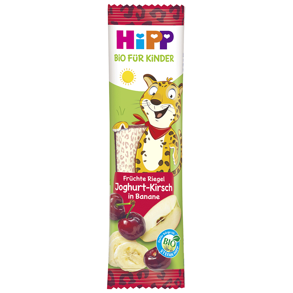 Bild: HiPP Früchte Riegel Joghurt Kirsch in Banane