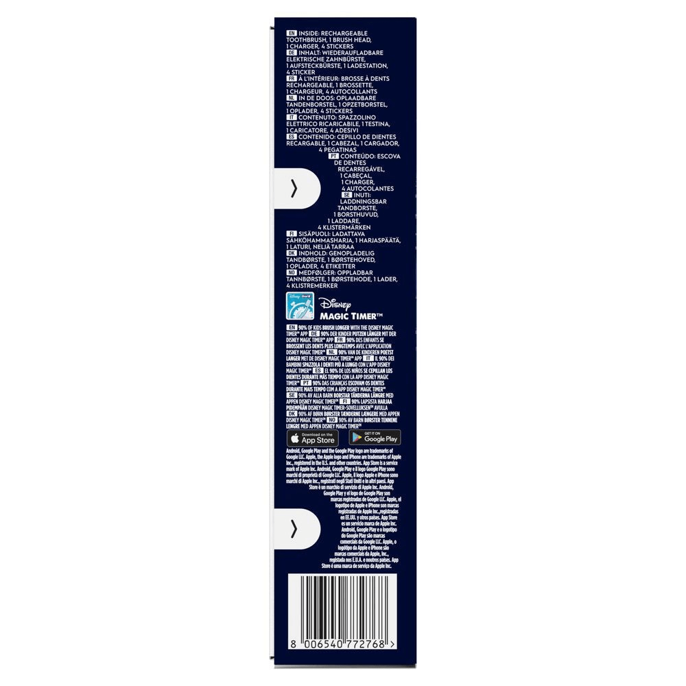 Bild: Oral-B Pro Kids Spiderman Elektrische Zahnbürste, Blau/Rot