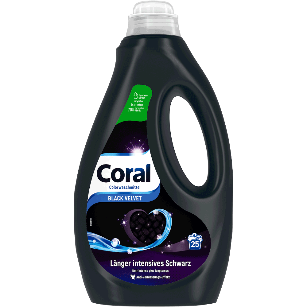 Bild: Coral Colorwaschmittel Black Velvet