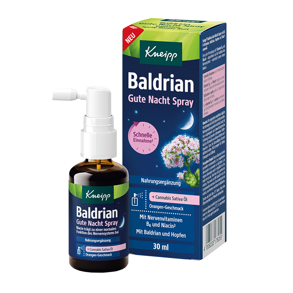 Bild: Kneipp Baldrian Gute Nacht Spray