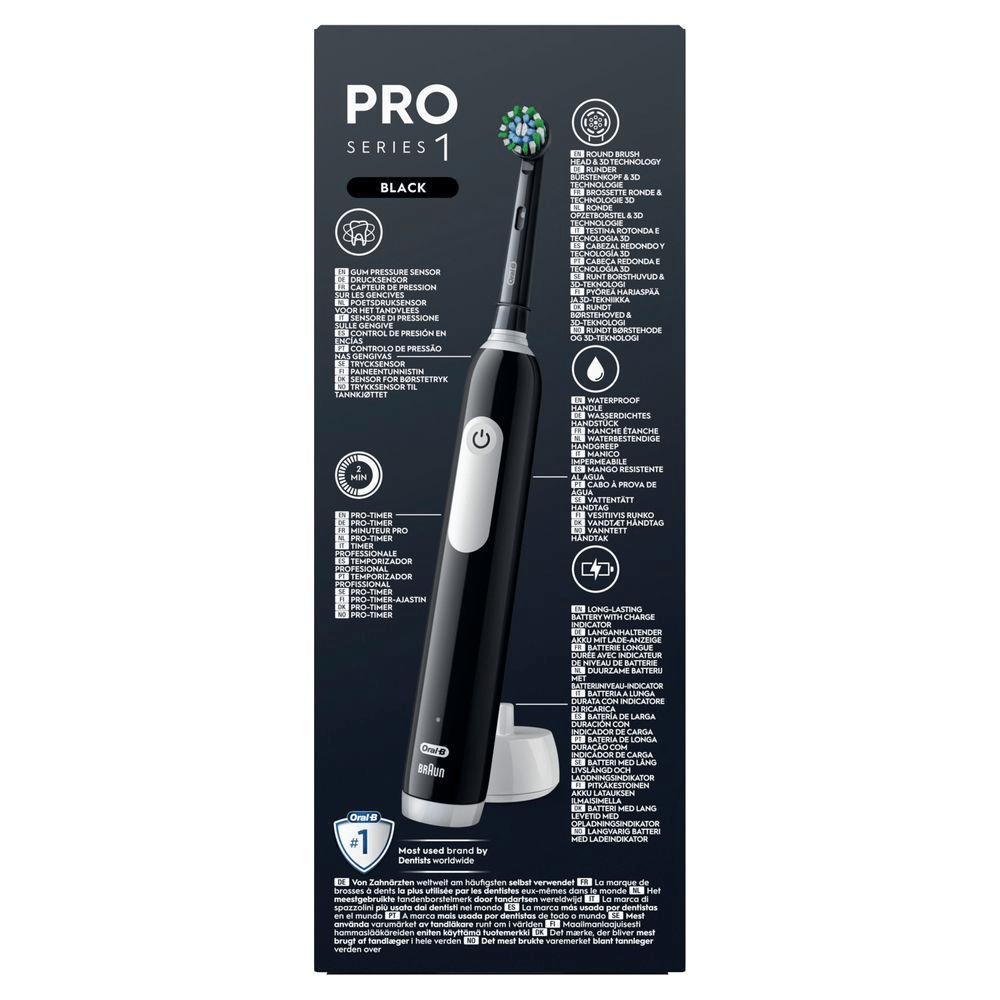Bild: Oral-B Pro Series 1 Elektrische Zahnbürste, Schwarz