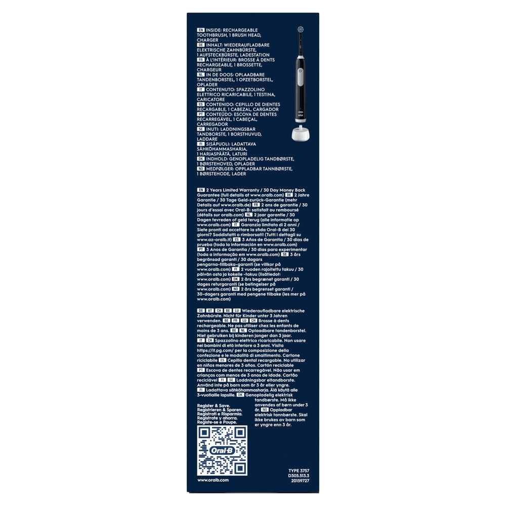 Bild: Oral-B Pro Series 1 Elektrische Zahnbürste, Schwarz
