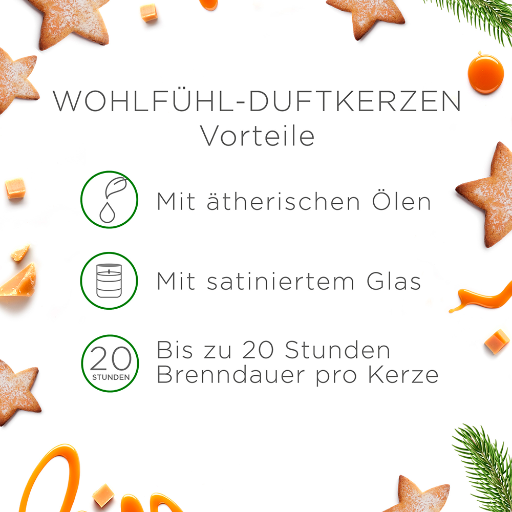 Bild: AIRWICK Duftkerze Vanillesterne und Karamell Limited Edition 