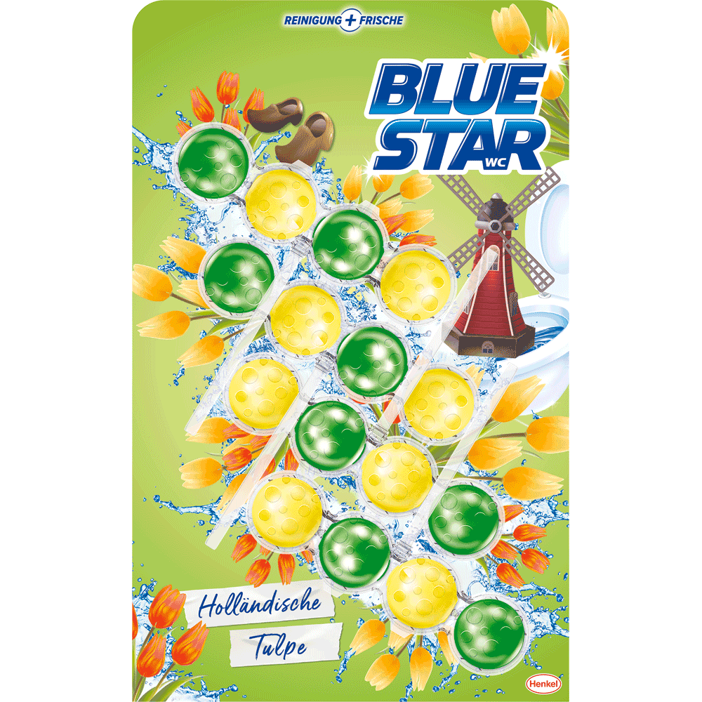 Bild: Blue Star WC Steine Holländische Tulpe 