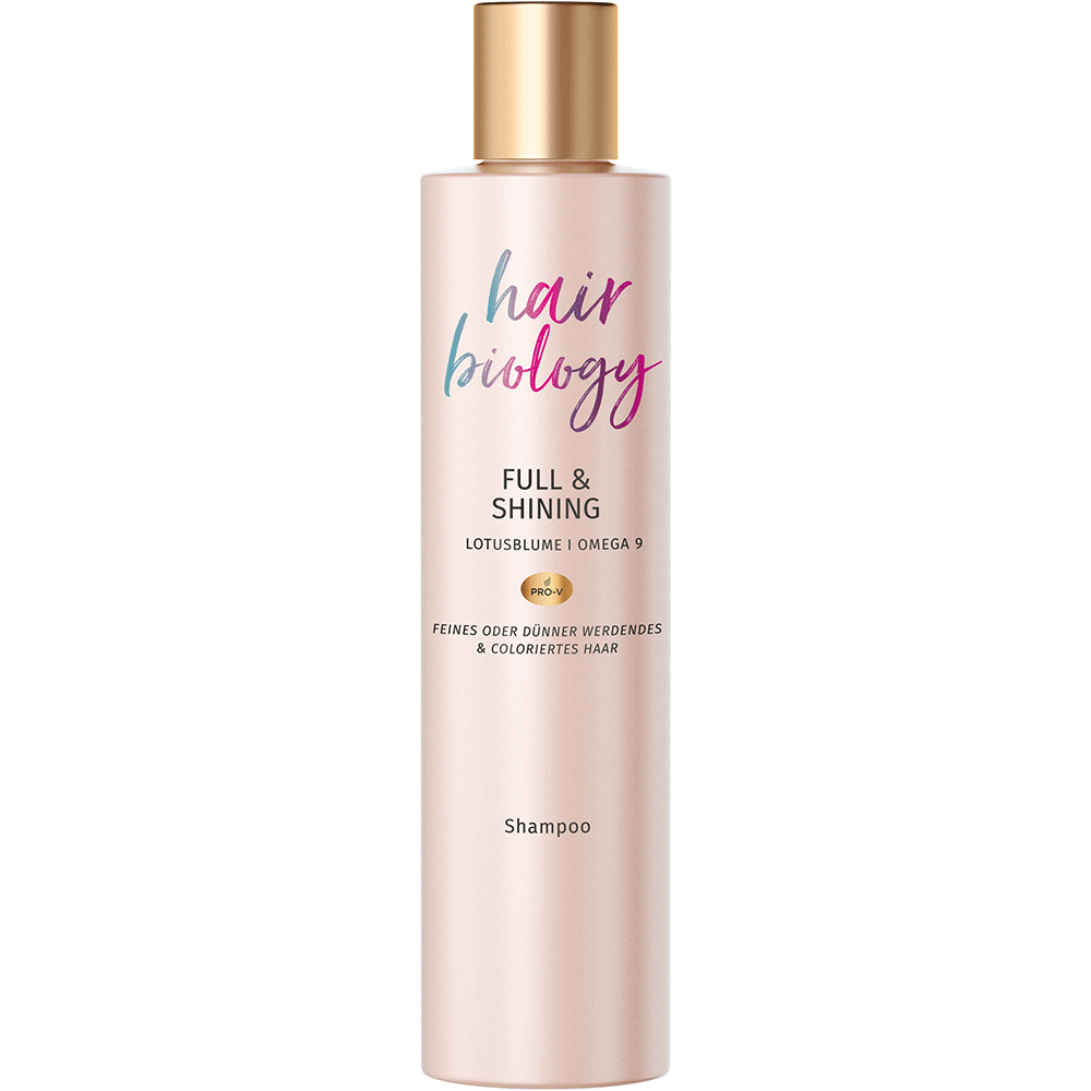 Bild: hair biology Full & Shining Shampoo