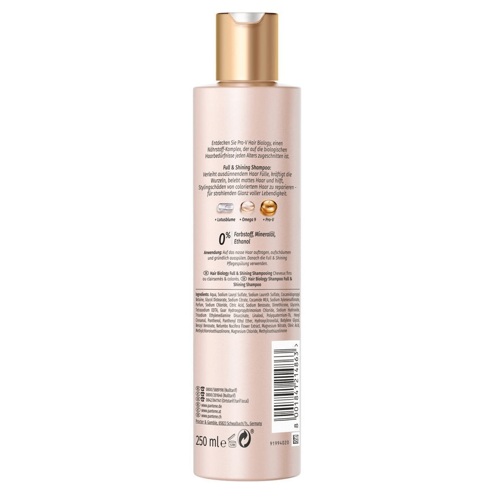 Bild: hair biology Full & Shining Shampoo