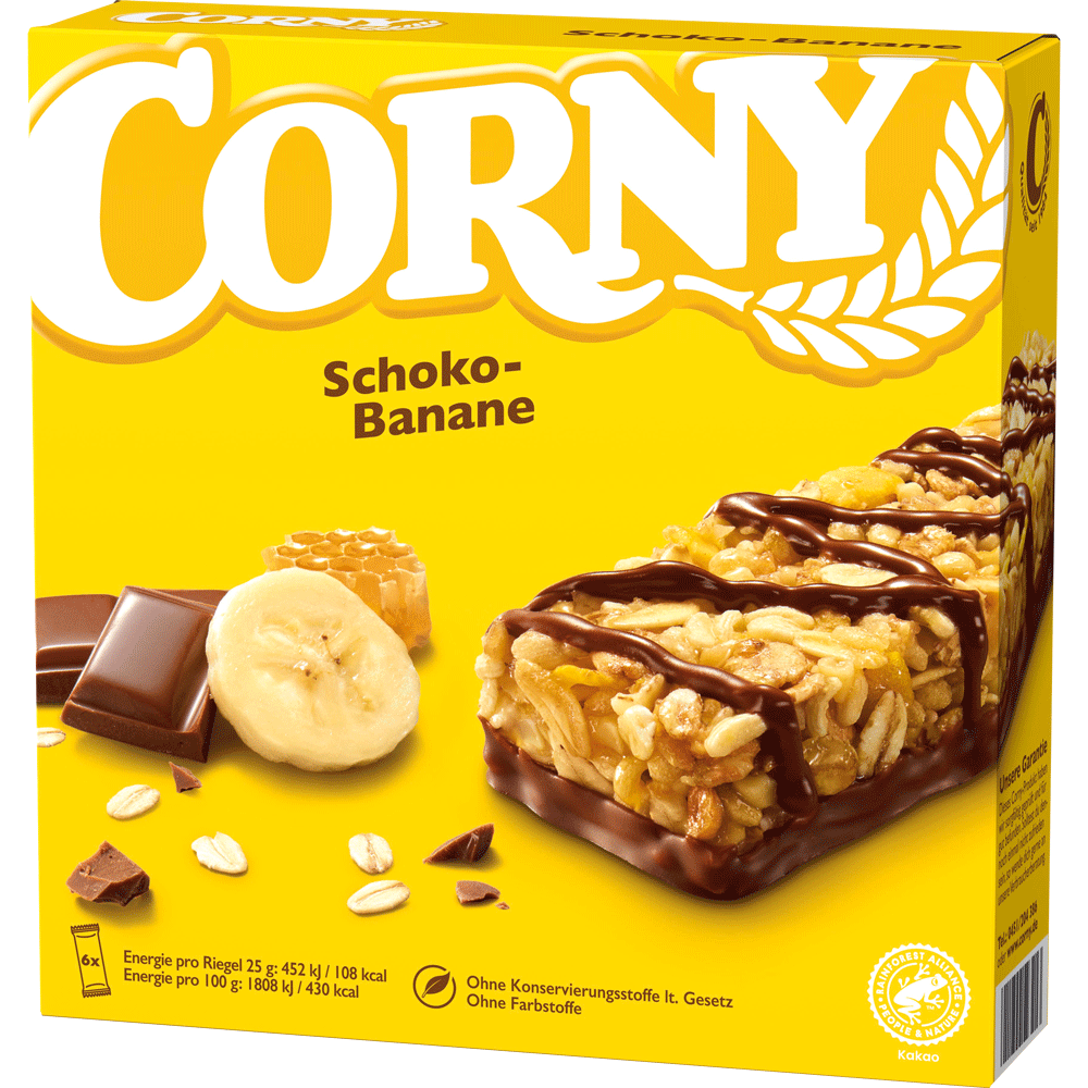 Bild: Corny Riegel Schoko-Banane