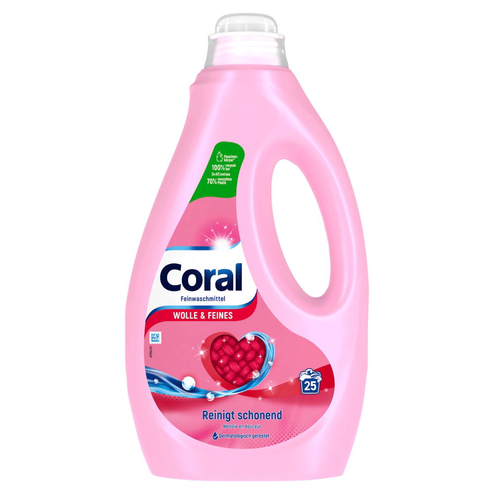 Bild: Coral Feinwaschmittel Wolle & Feines