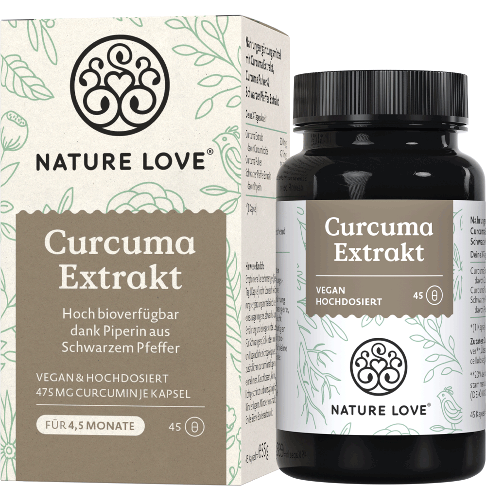 Bild: NATURE LOVE Curcuma Extrakt