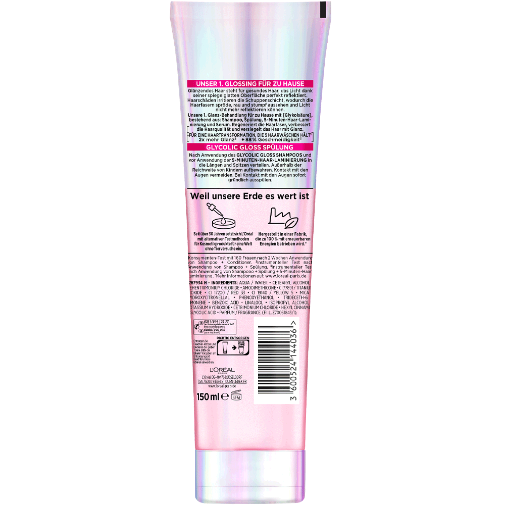 Bild: L'ORÉAL PARIS ELVITAL Glycolic Gloss Spülung
