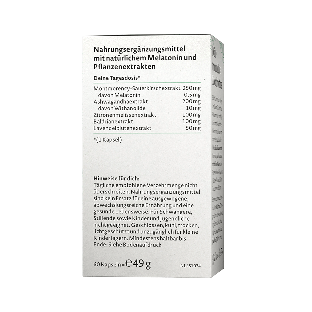 Bild: NATURE LOVE Melatonin Komplex