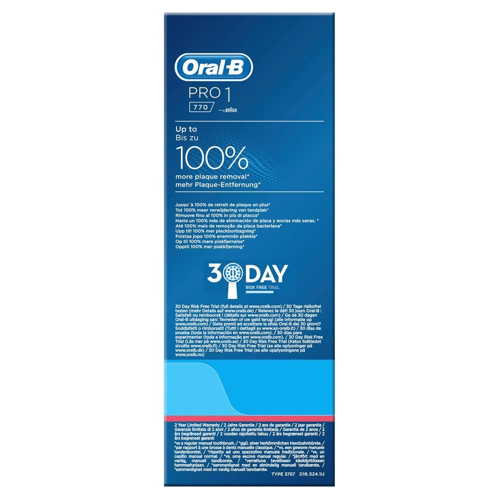 Bild: Oral-B Pro 1 770 Elektrische Zahnbürste, Türkis