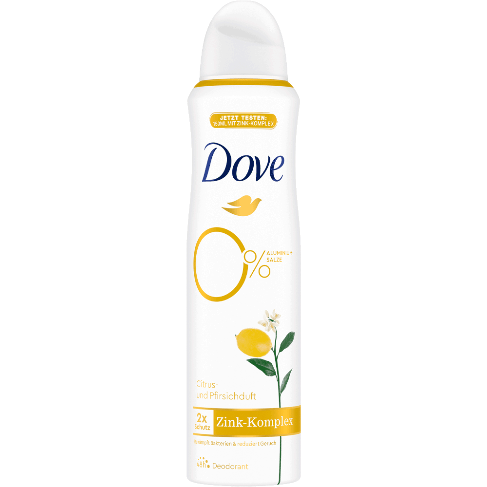 Bild: Dove Deo Spray Citrus- und Pfirsichduft 0%