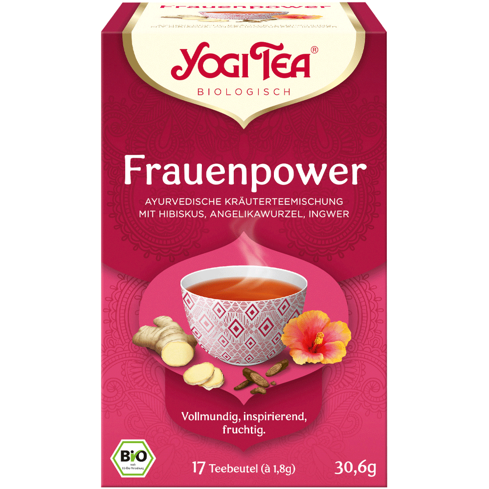 Bild: Yogi Tea Frauenpower Tee