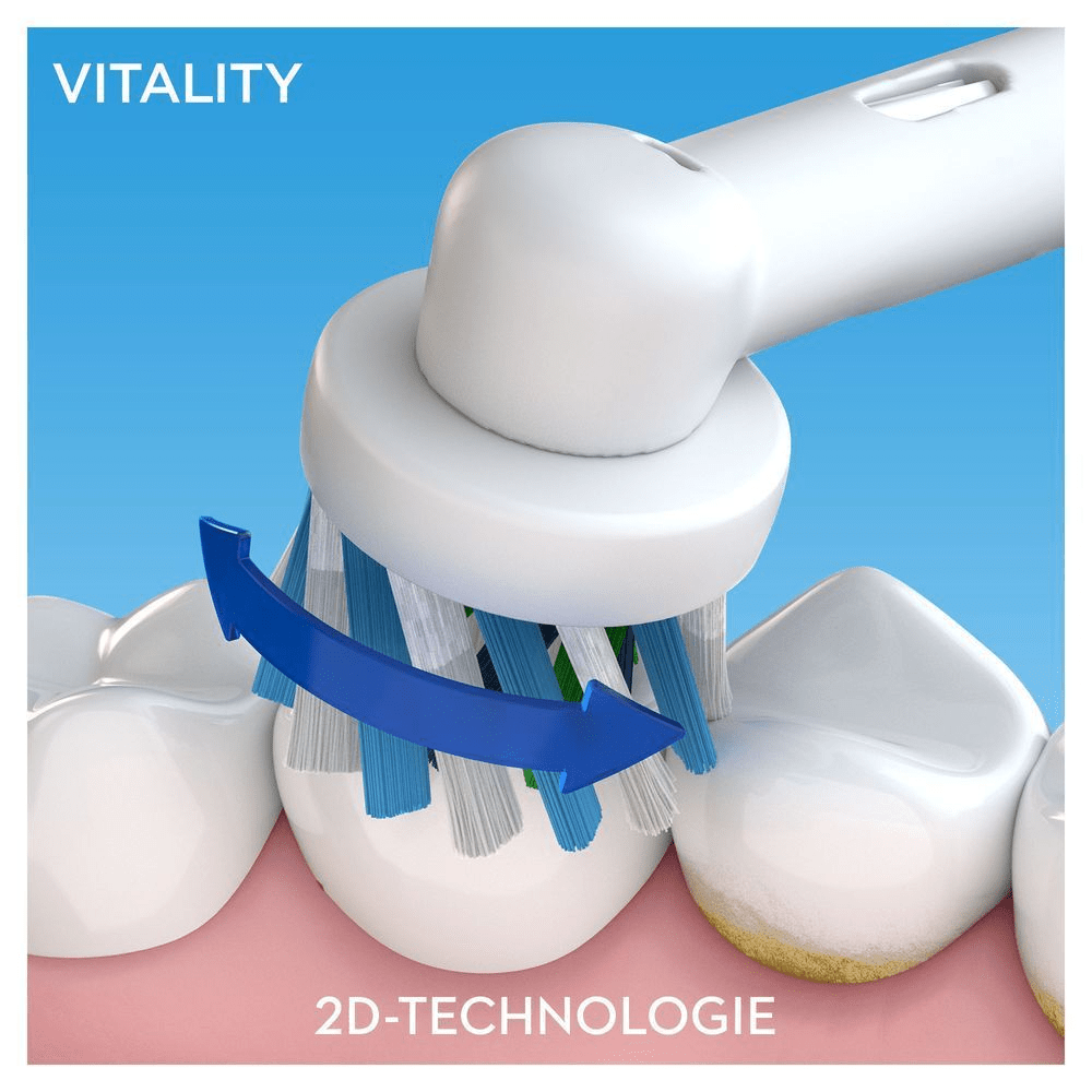 Bild: Oral-B Vitality 100 Elektrische Zahnbürste, Blau 