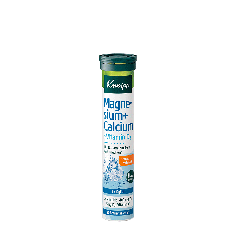 Bild: Kneipp Brausetabletten Magnesium + Calcium + Vitamin D3
