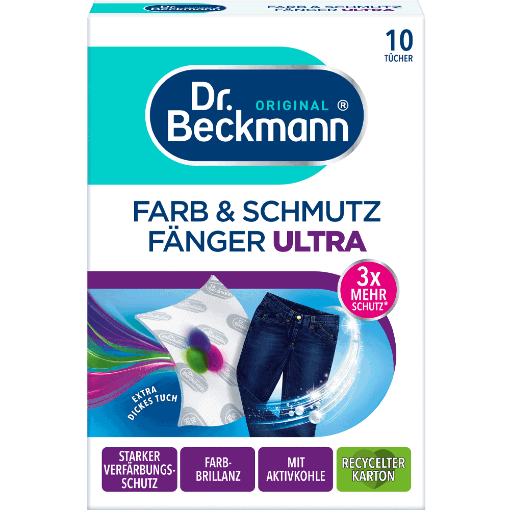 Bild: Dr. Beckmann Farb & Schmutz Fänger Ultra Tücher