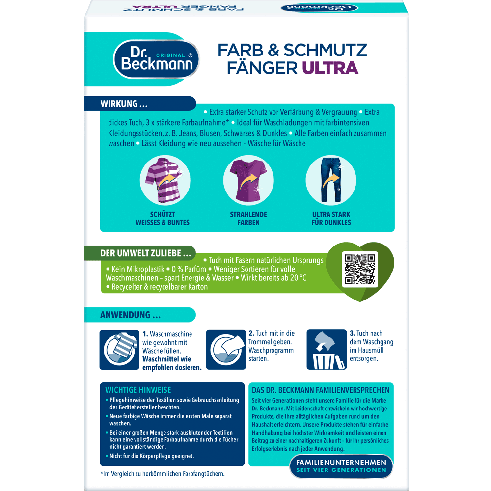 Bild: Dr. Beckmann Farb & Schmutz Fänger Ultra Tücher